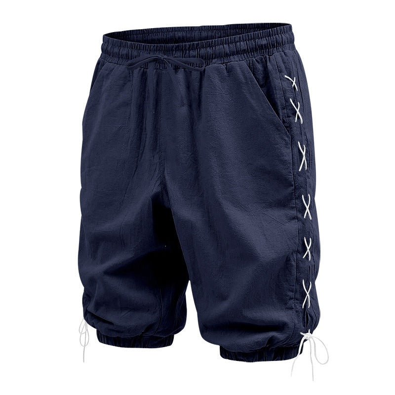 High-Street Hip-Hop Loose Casual Drawstring Shorts