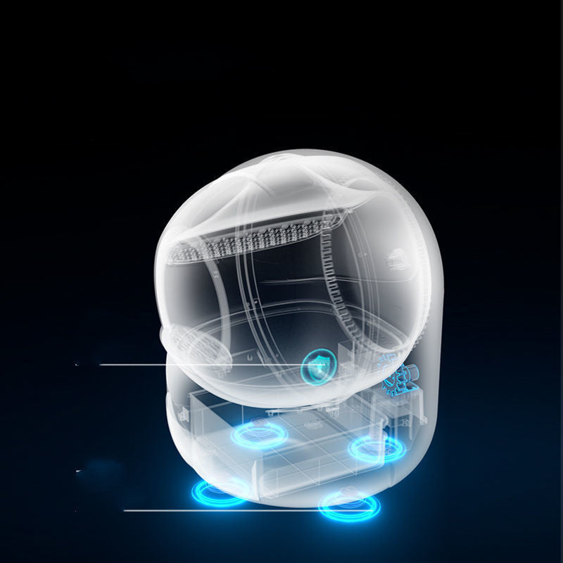 Caja de arena para gatos totalmente automática con desodorante eléctrico y totalmente cerrada