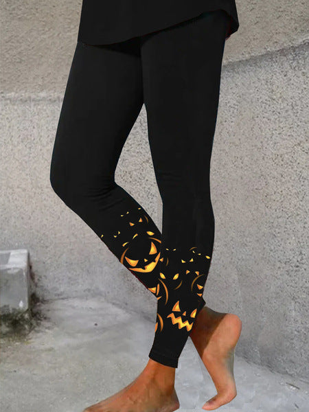 Pantalones de yoga deportivos para mujer con estampado digital 3D retro