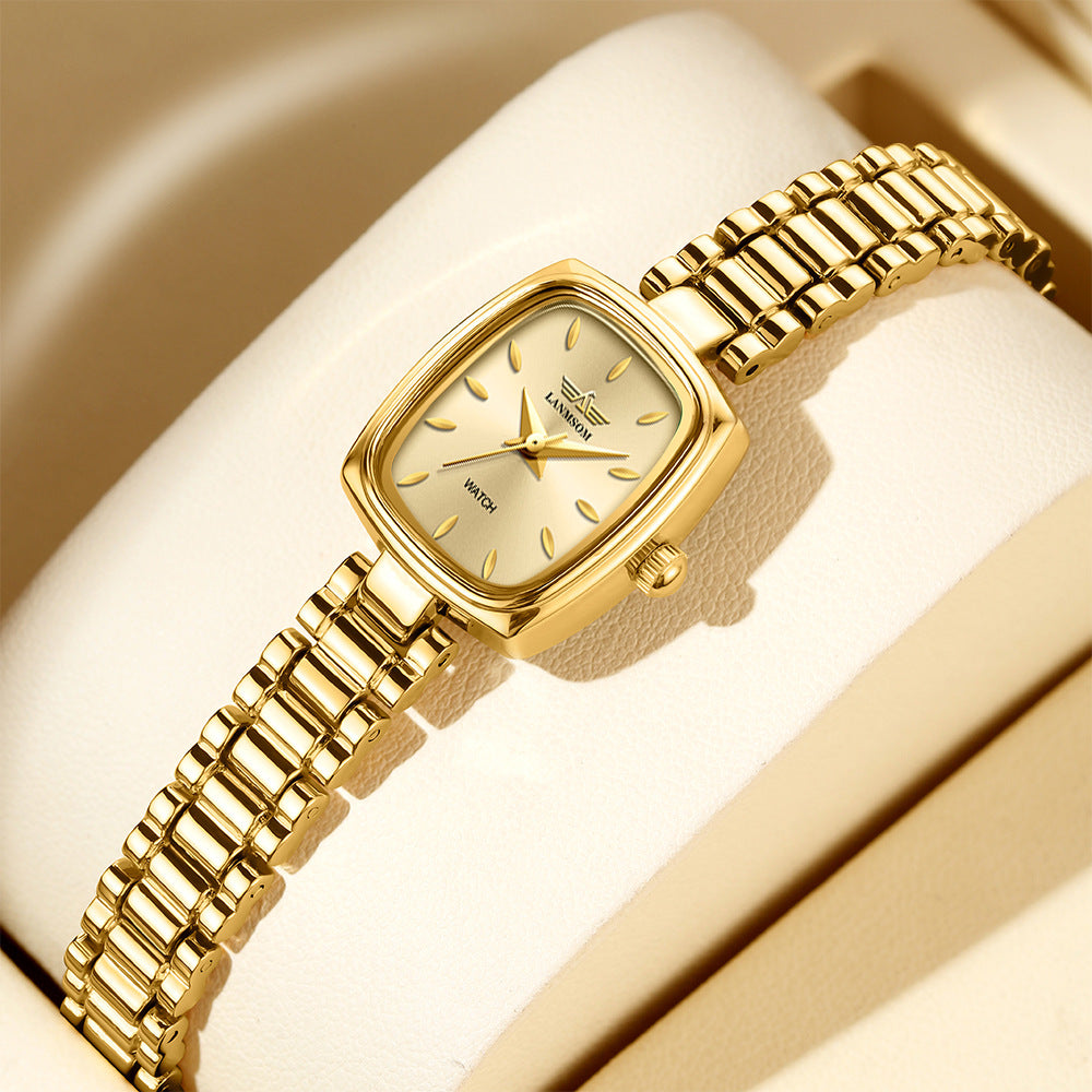 Reloj vintage pequeño dorado Niche para mujer