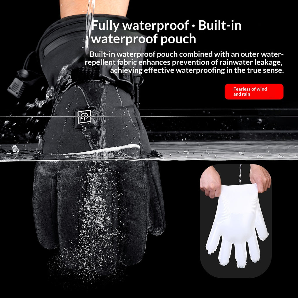 Guantes cálidos de invierno para deportes al aire libre, ciclismo y esquí.