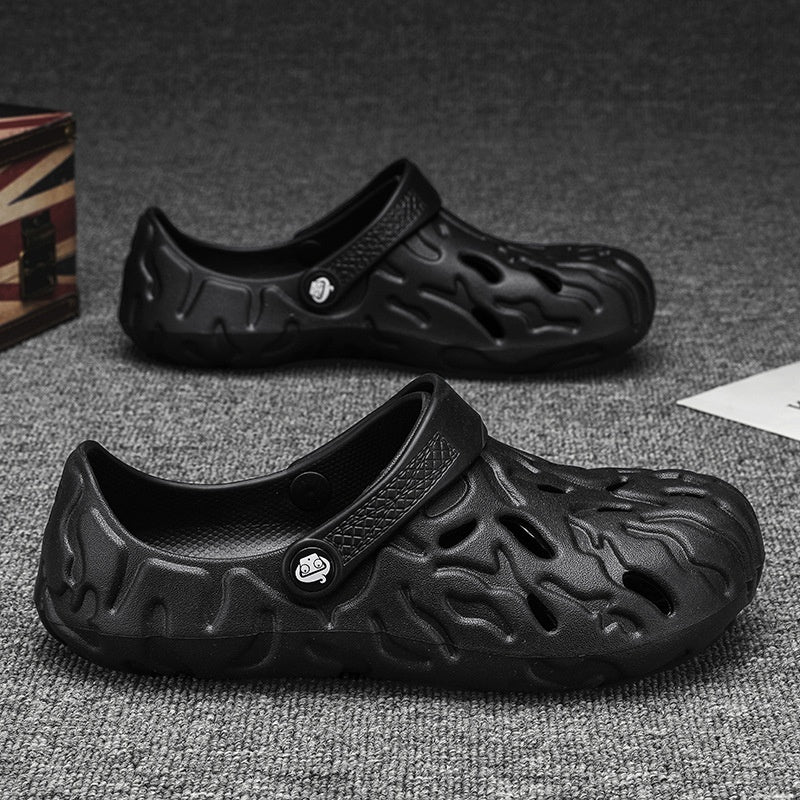 Sandalias deportivas para hombre, de tendencia, para playa y conducción.
