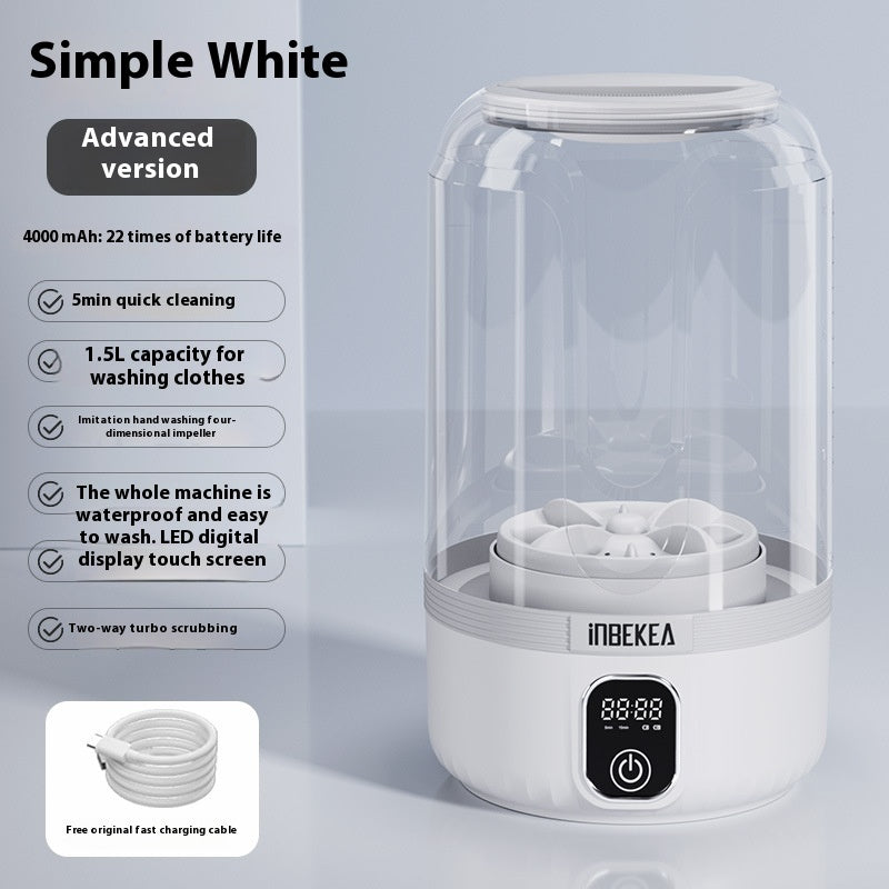 Mini lavadora inalámbrica portátil automática