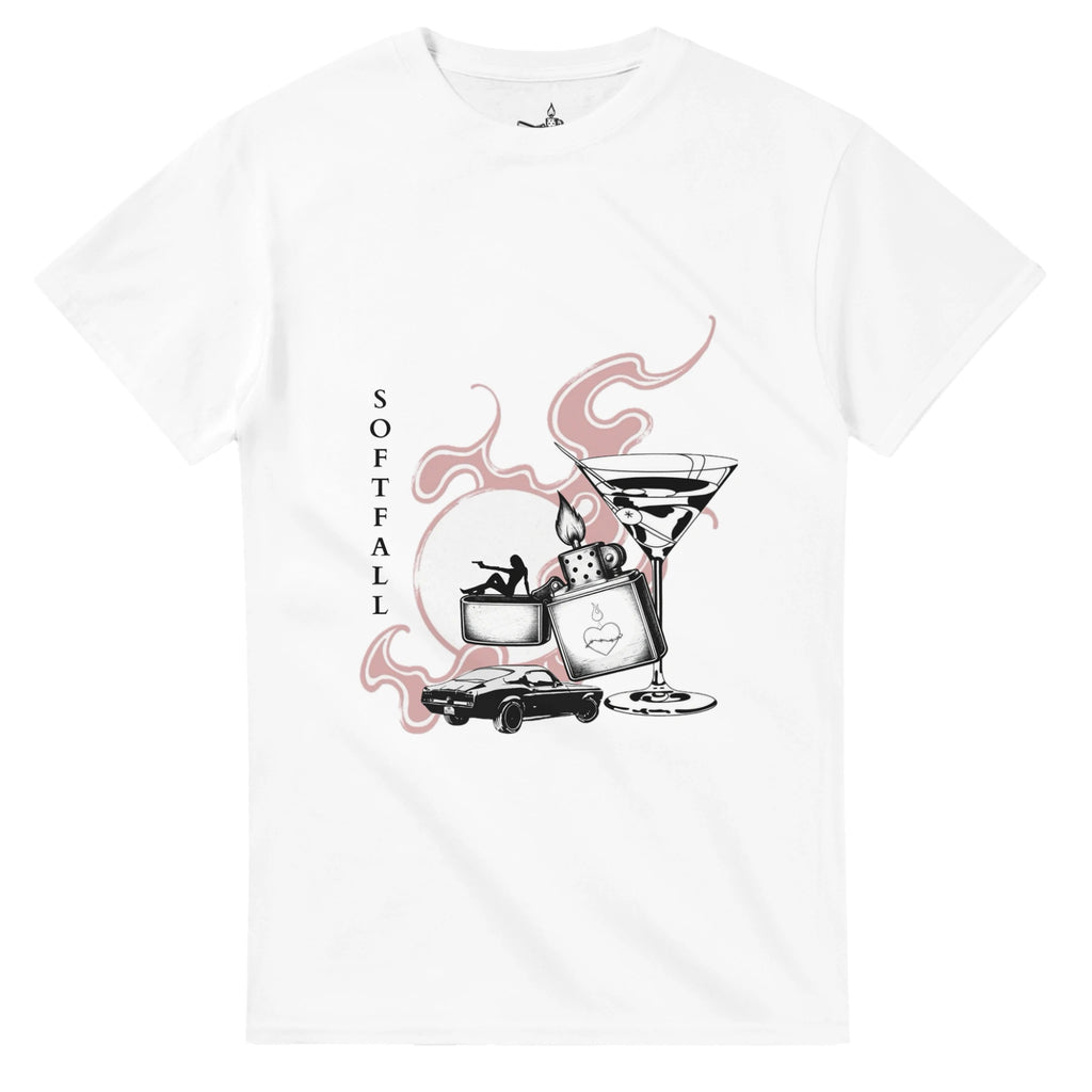 Camiseta holgada de verano de manga corta con cuello redondo para hombre y mujer