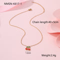 Cherry Necklace Bracelet Titanium Steel Earring Ring Pieces