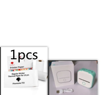Mini impresora térmica portátil de etiquetas, impresora de fotos para el hogar, impresora de preguntas incorrectas para estudiantes, mini impresora de etiquetas compatible con Bluetooth, etiqueta de precio