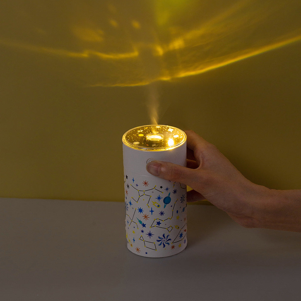 Humidificador proyector de lámpara de estrella de alta capacidad