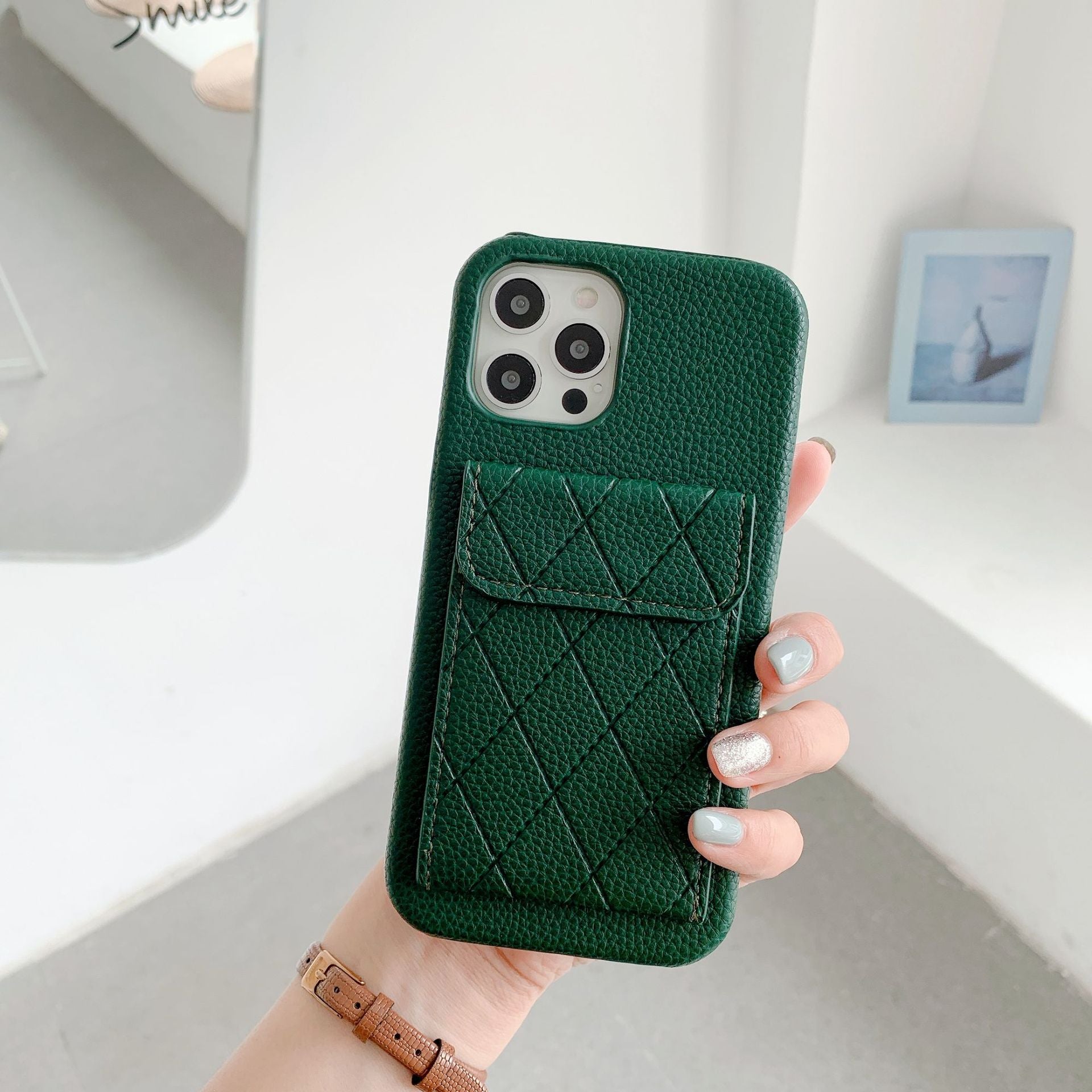 Funda para teléfono móvil con tarjetero de la marca Tide