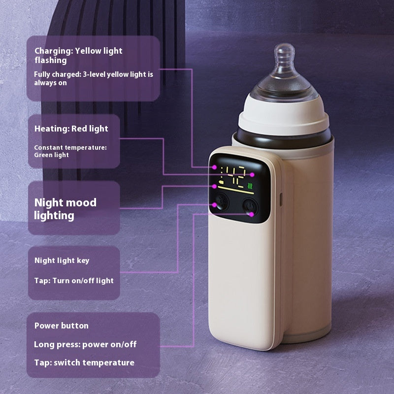 Funda aislante para biberones, calentador de leche universal a temperatura constante