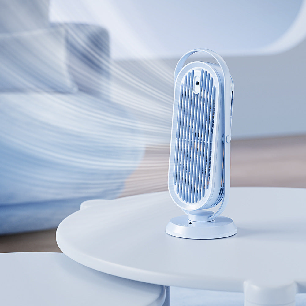 Ventilador humidificador de viento grande para escritorio, oficina, con control remoto y batería