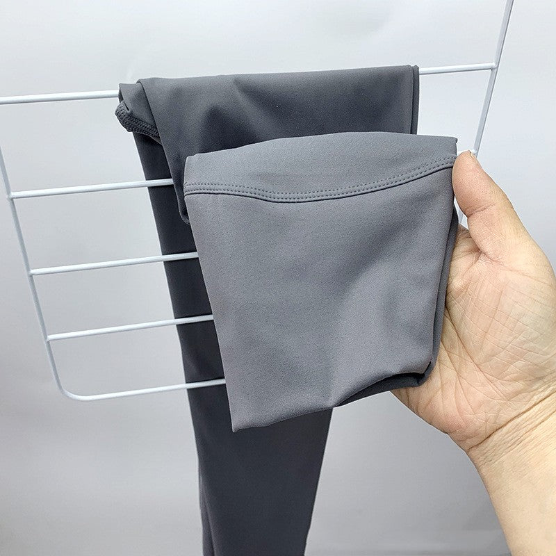 Pantalones deportivos de cintura alta sin costuras para mujer
