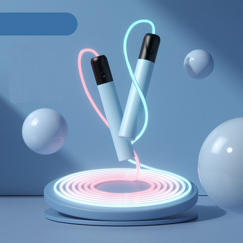 Cuerda luminosa de fibra óptica para deportes y fitness