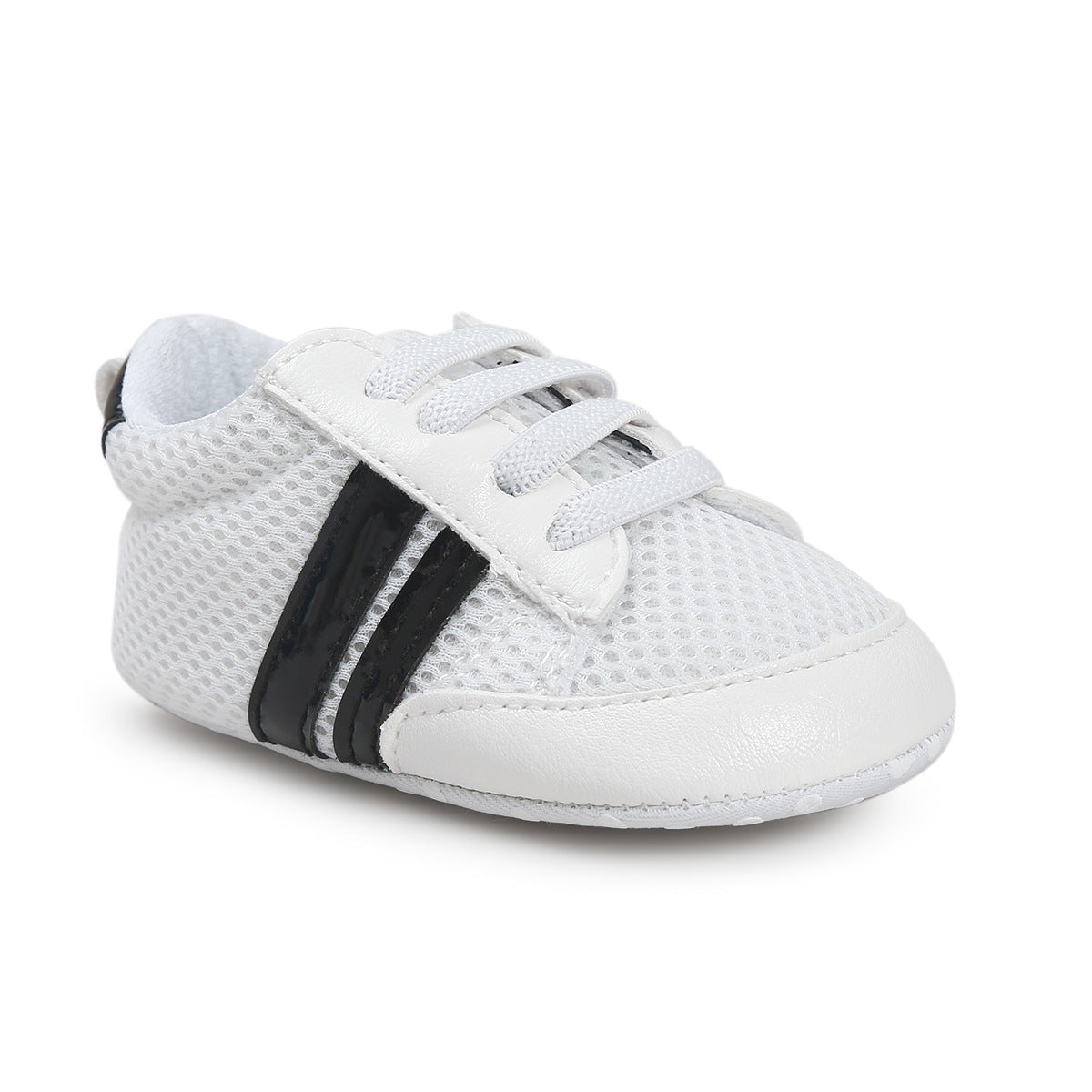 Mocasines para bebé niño y niña, de piel sintética, antideslizantes, suaves, para recién nacidos