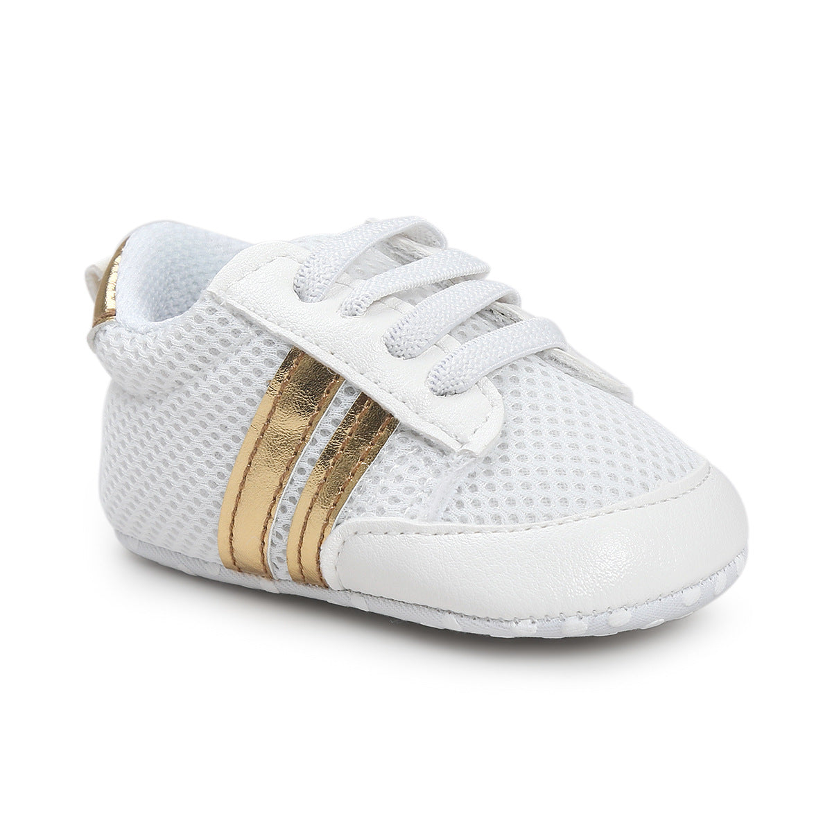 Mocasines para bebé niño y niña, de piel sintética, antideslizantes, suaves, para recién nacidos