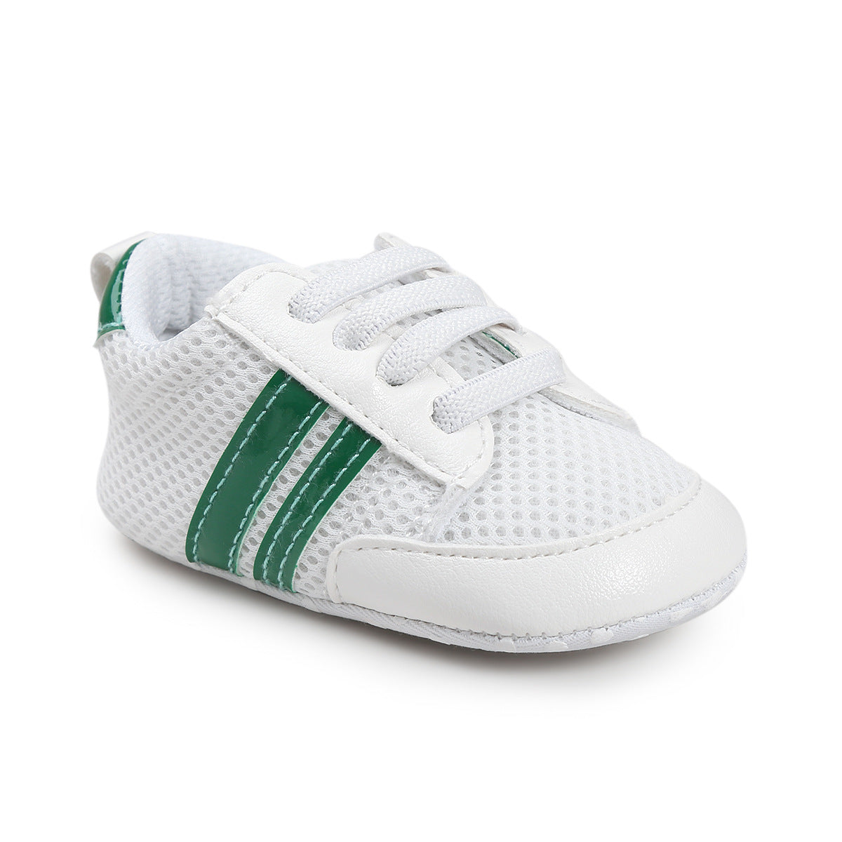 Mocasines para bebé niño y niña, de piel sintética, antideslizantes, suaves, para recién nacidos