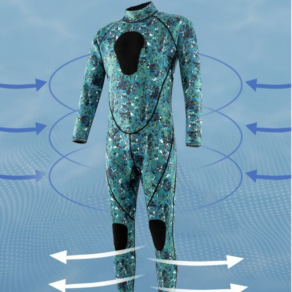 3mm Mens One Piece Wetsuit Sun Protective Jellyfish Suit