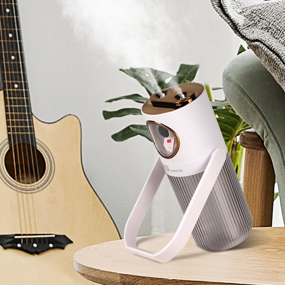 Humidificador HOMEFISH de 300 ml y 2000 mAh con batería para dormitorio.