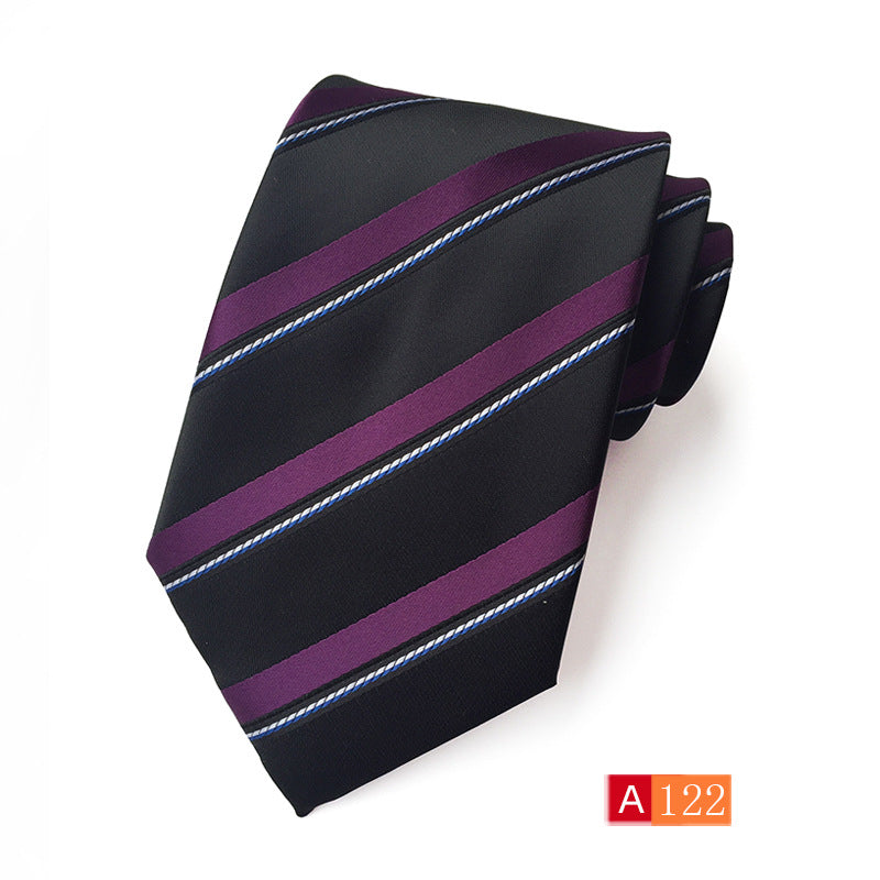 Corbata de jacquard de poliéster para hombre, informal y formal
