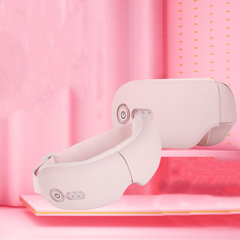 Protector ocular inteligente con música y Bluetooth, compresa caliente, masajeador ocular con vibración