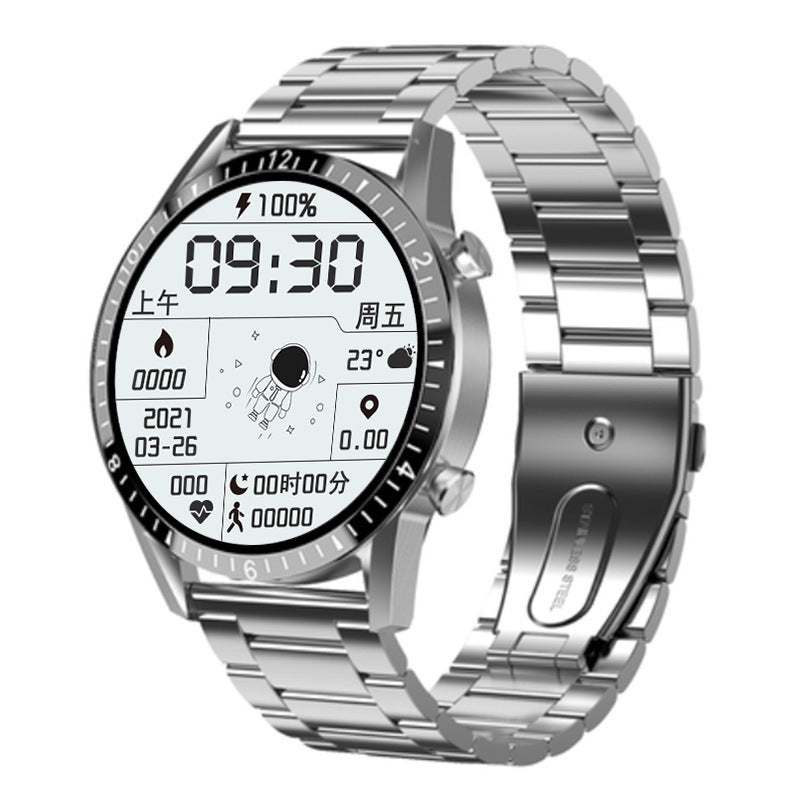 Reloj inteligente para adultos con monitorización de frecuencia cardíaca, seguimiento de actividad física y funciones de voz inteligentes.