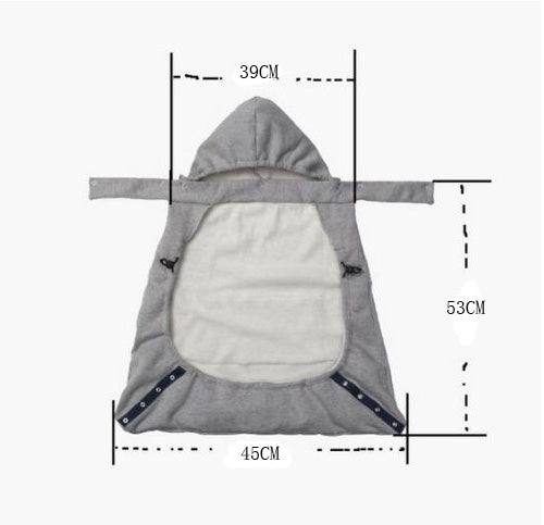 Mochila para bebé a prueba de viento, manta, portabebés