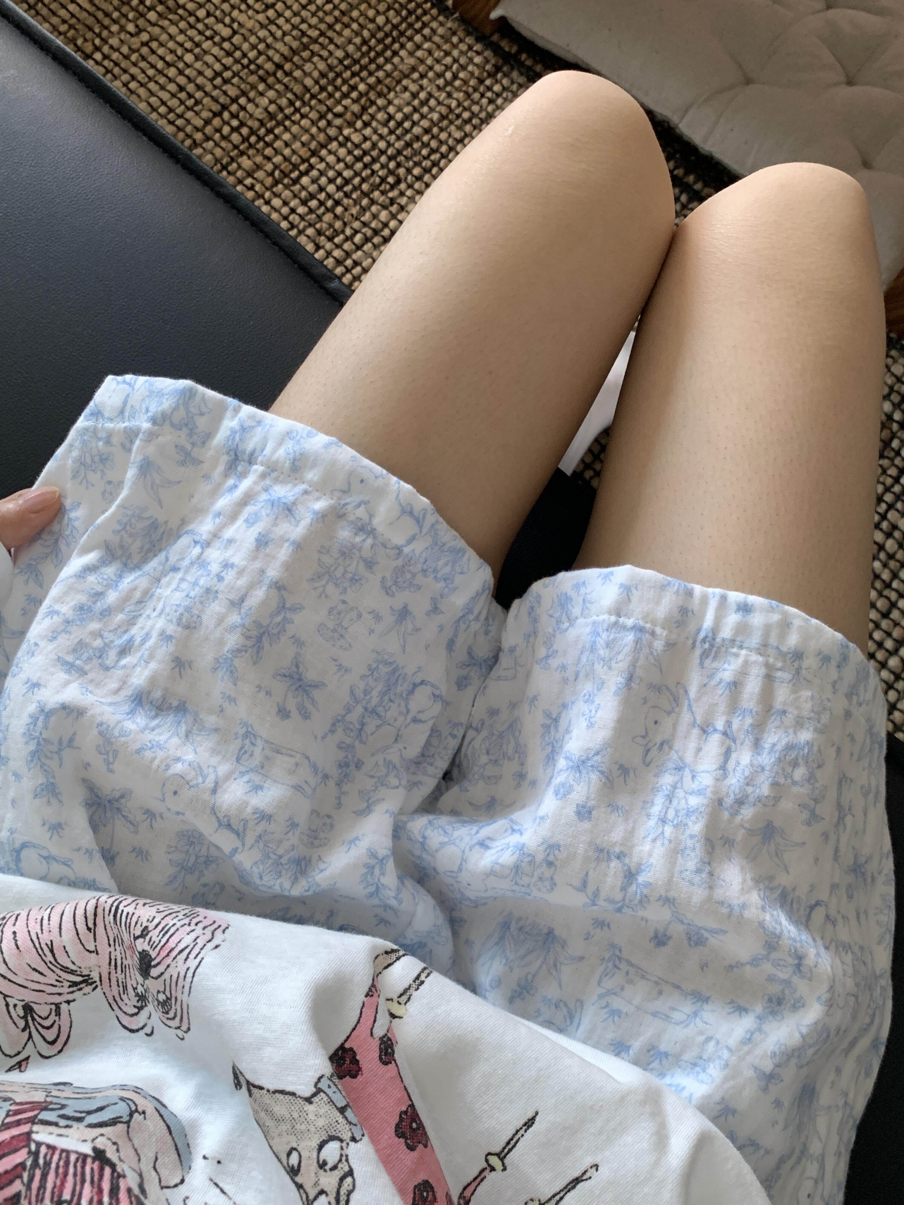 Women's Pure Cotton Double-layer Gauze Shorts