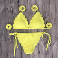 Sexy Bikini Black Red Bandage Woman Bikini Set