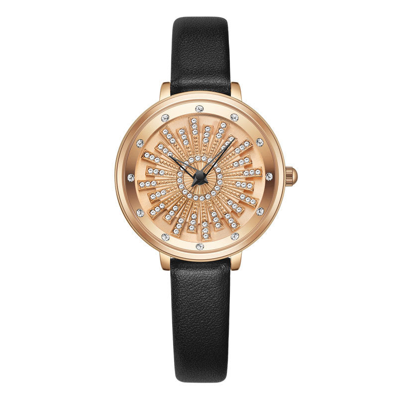 Reloj de cuarzo elegante y de moda para mujer