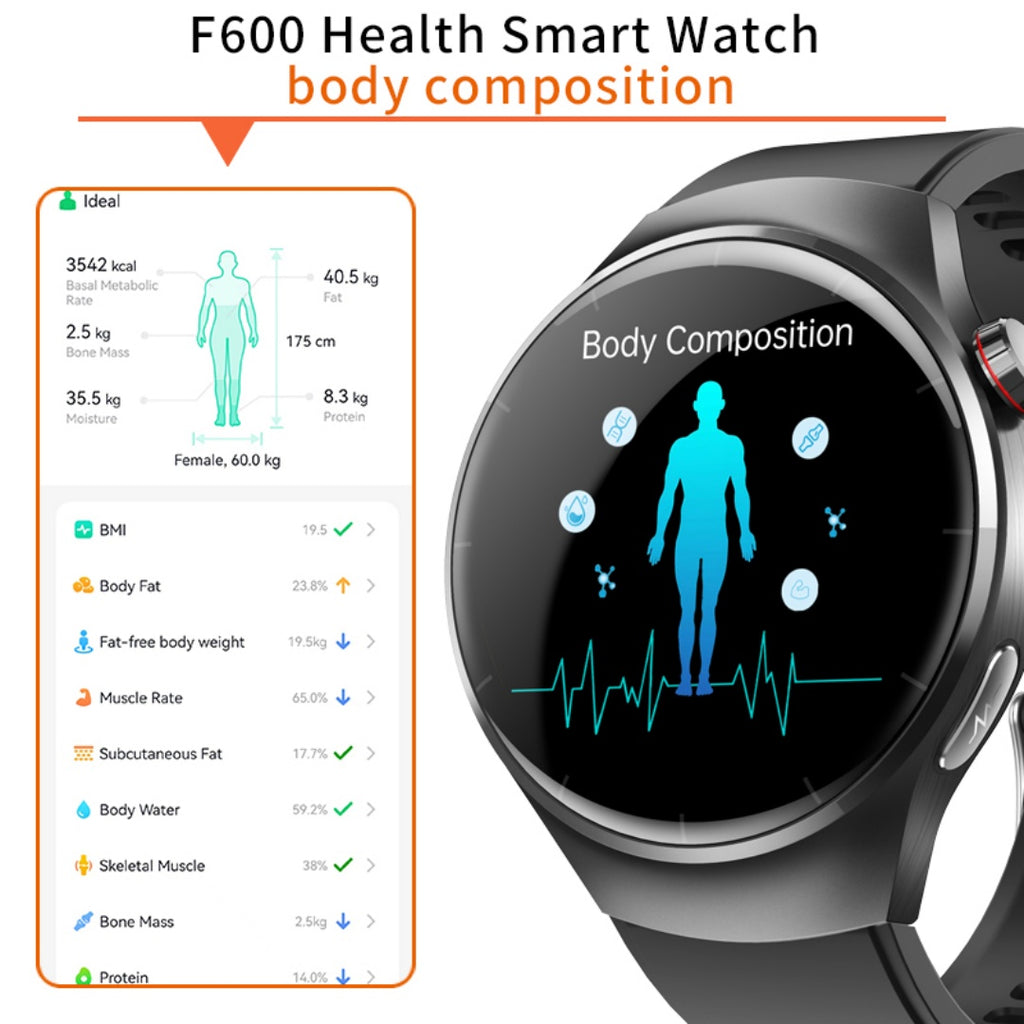 Nuevo reloj inteligente con disco de 1,55 pulgadas y monitor de salud.