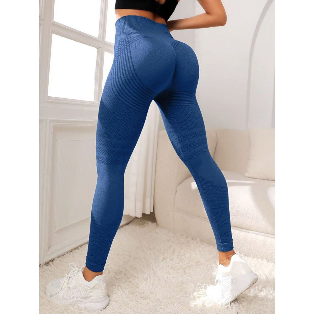 Pantalones de yoga de cintura ultraalta y leggings de fitness sin costuras