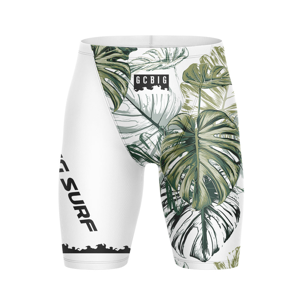 Men's Swim Boxer Briefs Quick-Drying Tight-Fitting Beach Shorts