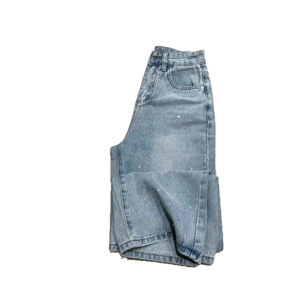 Fashion Personality Wide Leg Jeans For Women