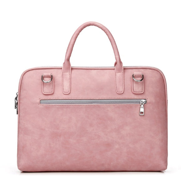 Bolso para portátil de piel sintética para mujer