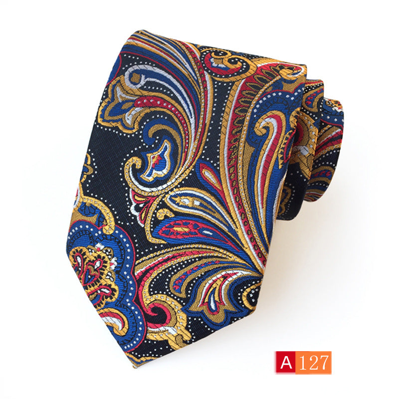 Corbata de jacquard de poliéster para hombre, informal y formal