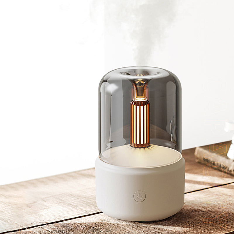 Difusor de aroma con luz de vela de simulación creativa para el hogar