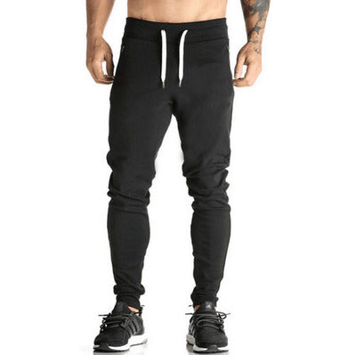 Pantalones deportivos y de ocio para hombre, de fitness y de ocio, finos. 