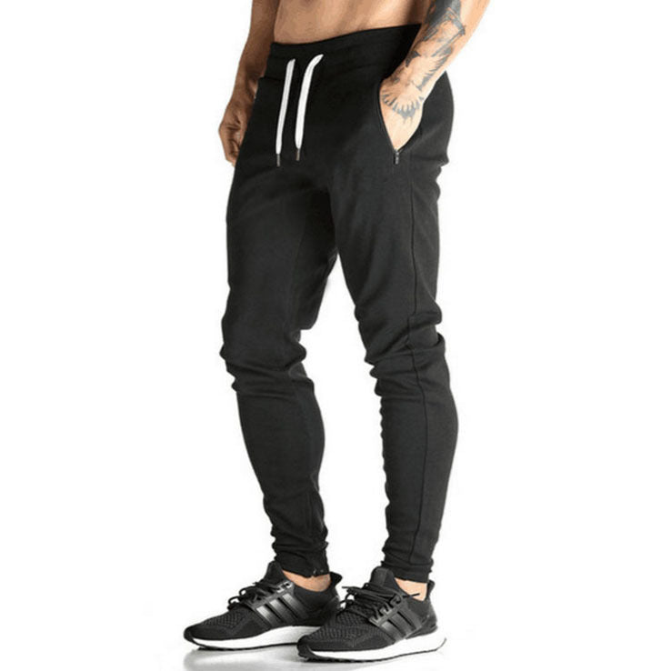 Pantalones deportivos y de ocio para hombre, de fitness y de ocio, finos. 
