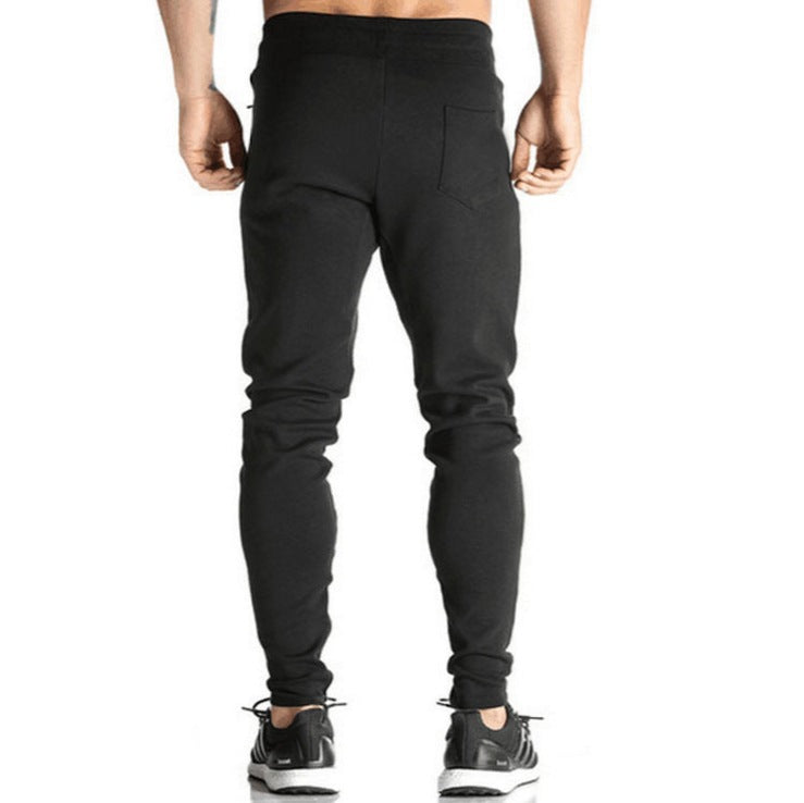 Pantalones deportivos y de ocio para hombre, de fitness y de ocio, finos. 