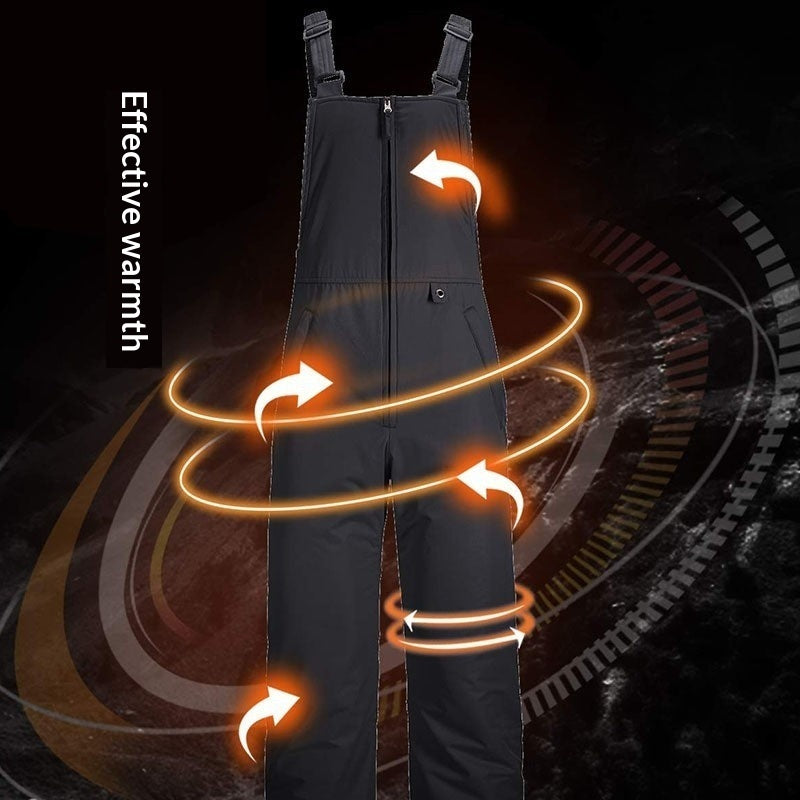 Mono de esquí para exteriores con aislamiento impermeable, resistente al viento y extra grueso.