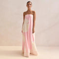 Off-the-shoulder Printed Slip Dress For Women