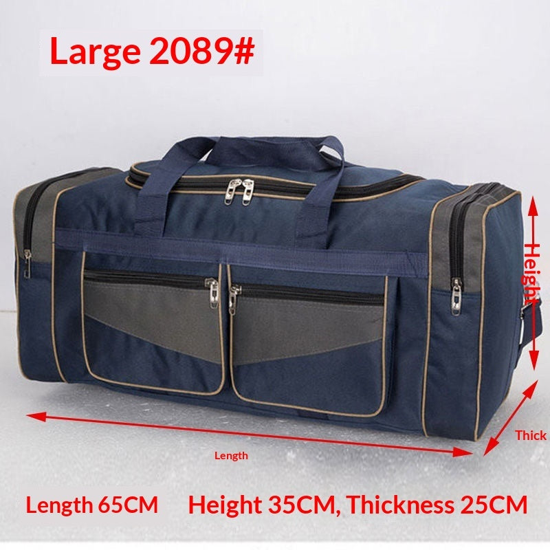 Bolso de mano portátil, sencillo y de gran capacidad para hombre