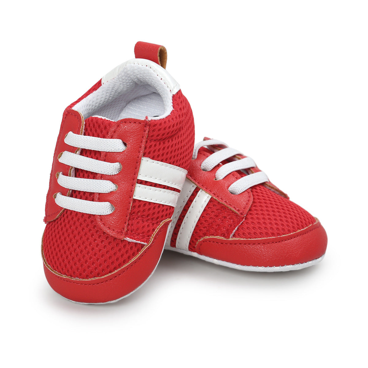Mocasines para bebé niño y niña, de piel sintética, antideslizantes, suaves, para recién nacidos