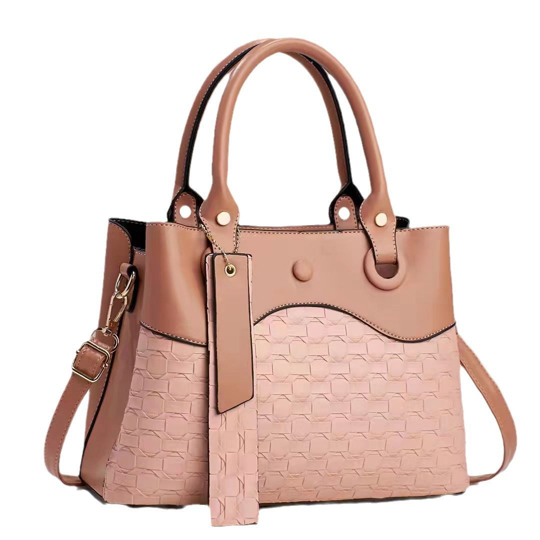 Amplio bolso bandolera para mujer en un elegante estilo coreano.
