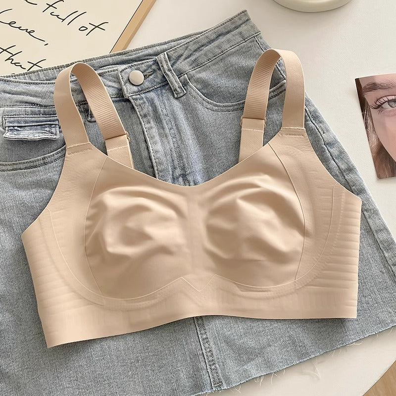 Non-sagging Full-cup Thin Bra