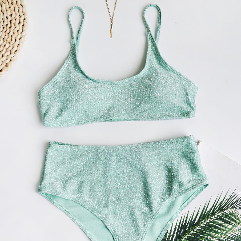 Bikini split swimsuit Women Two Piece Swimsuit Beach Vacation Summer