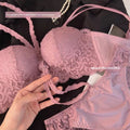 Lace Bra And Lingerie Set
