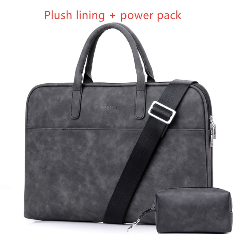 Bolso para portátil de piel sintética para mujer