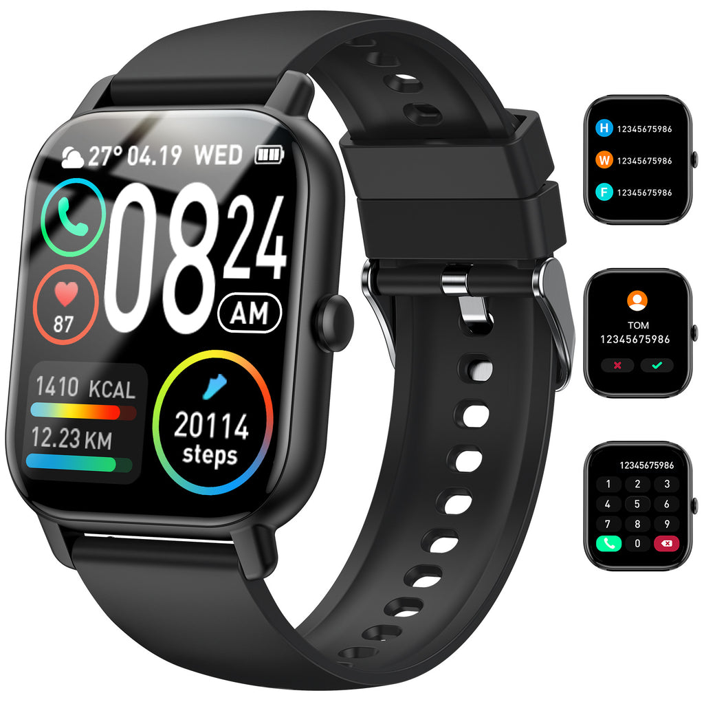 Reloj inteligente Bluetooth, llamadas, frecuencia cardíaca, presión arterial, sueño