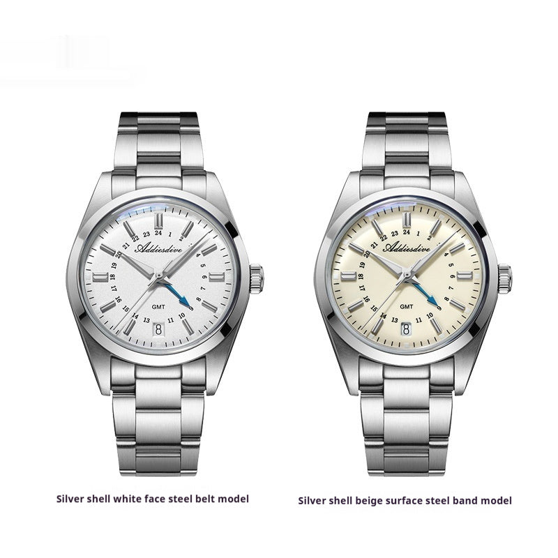 Reloj de cuarzo resistente al agua para hombre, de moda y de negocios.