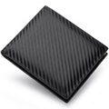 Carbon Fiber Wallet Men's Card Holder One-piece Zipper
